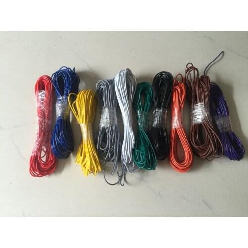 5M 16.4FT -26 AWG Flexible Silicone Wire RC Cable 26AWG 30/0.08TS Outer Diameter 1.5mm With 10 Colors to Select