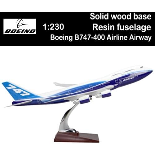 1:230 Scale Boeing B747-400 Model Airline Airways with Base Aircraft Plane Aviation Airliner Adult Kids Gifts Display Show Toy