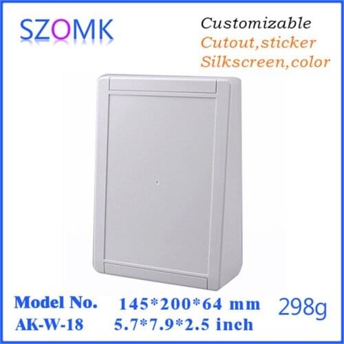 Desktop instrument electronics box (10 pcs) 145*200*64mm junction box electronic project box high quality abs plastic enclosure