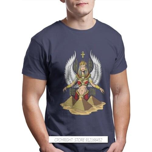New Summer Isis T-Shirts Cotton Egyptian Mythology Ancient Egypt Gods Atum Horus Osiris Oversize Graphic Men Tops