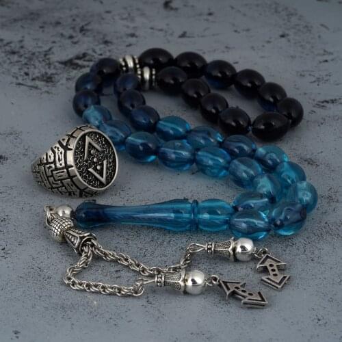 Original Sterling silver 925 mens ring made in Turkey with the çukur logo High-quality And free Rosary Gift drop shopping