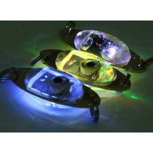 Outdoor Fishing Light Flash Lamp LED Deep Drop Underwater Eye Shape Fishing Squid Fish Lure Light
