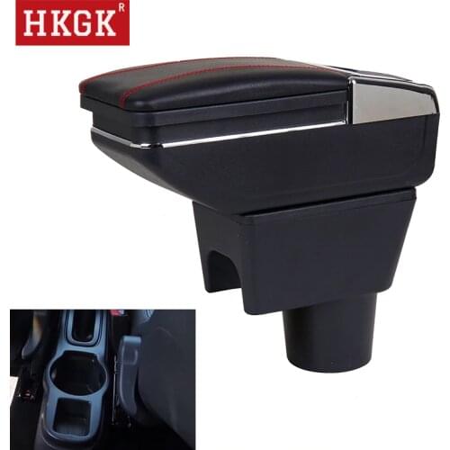 Armrest box For Nissan terrano Dual layer central Store content box car modification accessories Russian version