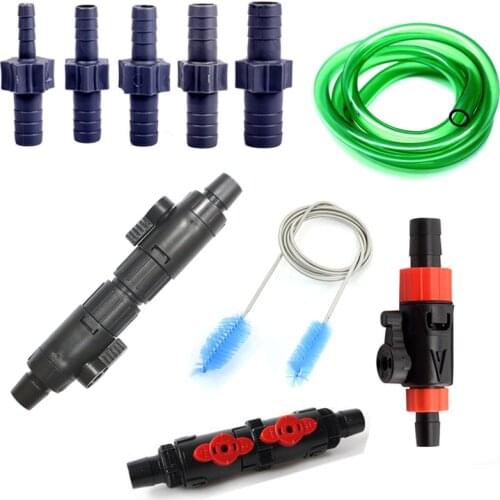 Water inlet and outlet adjustment valve Fish tank water pipe brush switch adapter quick connector filter barrel fitting hose
