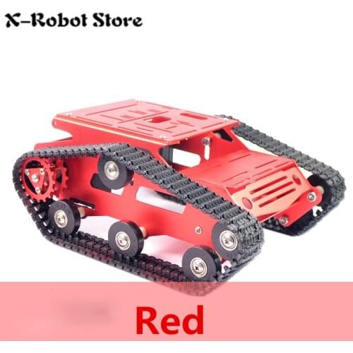 DIY Tank Tracked Aluminium Chassis Intelligent Car Robot Tank chassis balance Tank Robot Chassis Platform high power Robot