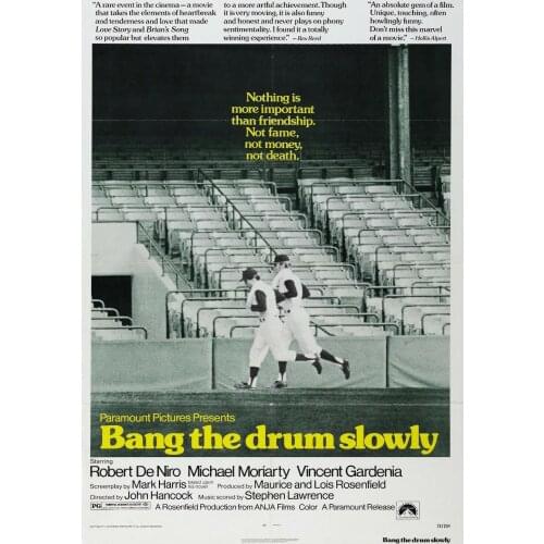 Bang the Drum Slowly MOVIE Art print Silk poster Home Wall Decor