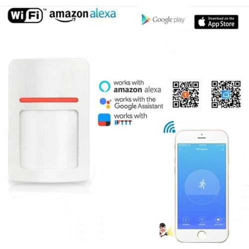 Smart Home Securcity Alarm Systen WiFi Infrared Detectors Motion Sensor Alarm Wireless Infrared Detector Burglar Alarm Sensor