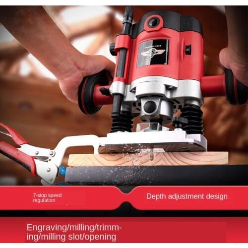 1050W/1500W/2100W Woodworking Electric Router trimmer Wood Milling Engraving Slotting Trimming machine Hand Carving Carpentry