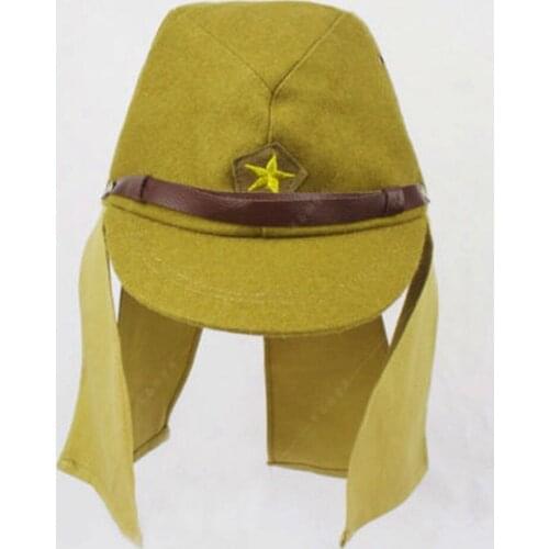 WWII WW2 JAPANESE ARMY IJA OFFICER FIELD WOOL CAP HAT