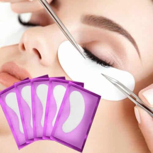 100PCS Wholesale Hydrogel Gel Eye Patches for Eyelash Extension Eyepads Eyelash patch Lashes Extension Mask Eyepad Makeup