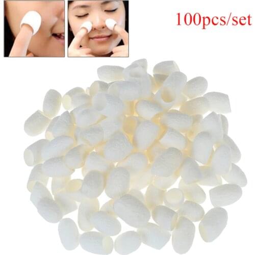 100Pcs/set Silkworm Balls Organic Natural Silk Cocoons Scrub Purifying Acne Anti Aging Whitening Wholesale Face Skin Care