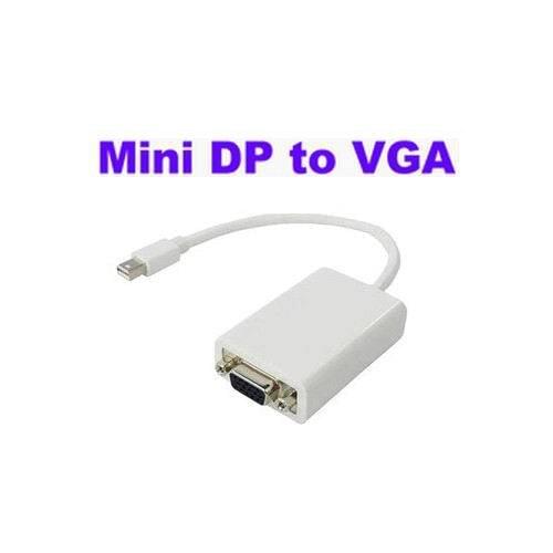 100pcs/lot* mini DP display port to VGA adapter cable for Apple Macbook Air Pro Mac mini dp to vga female -The convex head 4K
