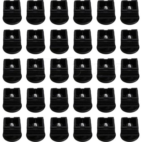 30 x 4x4cm Square Furniture Leg Plug End With M8 Adjust Thread Feets