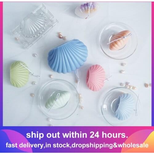 3D Sea Shell Shape Silicone Mold Candle DIY Mold Small Shell Mould For Cake Pastry Baking Decorating Tools