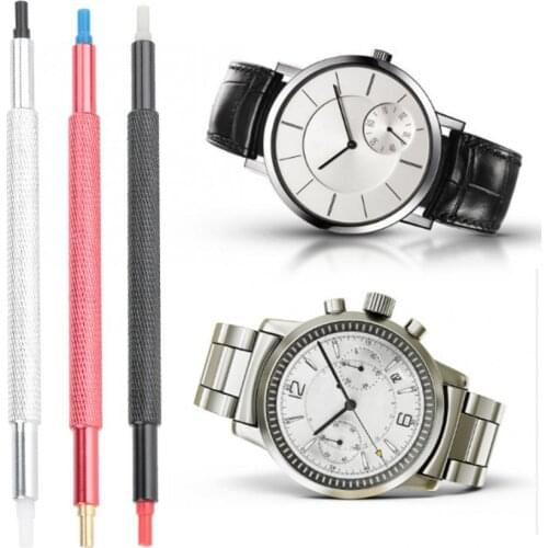 7404 Double Head Watch Hand Pressers 3 Types Watch Hands Setting Tool Professional Watch Repairng Tool Accessory for Watchmakers