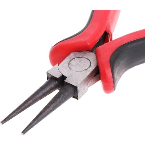 97QE Jewelry Pliers Repair Wire Bead Cutting Stainless Alloy Round Needle Craft Tools