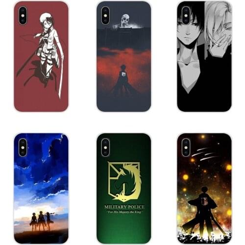 For Samsung A10 A30 A40 A50 A60 A70 M30 Galaxy Note 2 3 4 5 8 9 10 PLUS Accessories Phone Cases Covers Shingeki No Kyojin