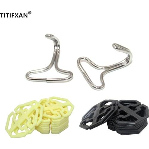 10PCS Car seat cover plum plate metal hook plastic card fixed chuck plastic fastener for seat accessories