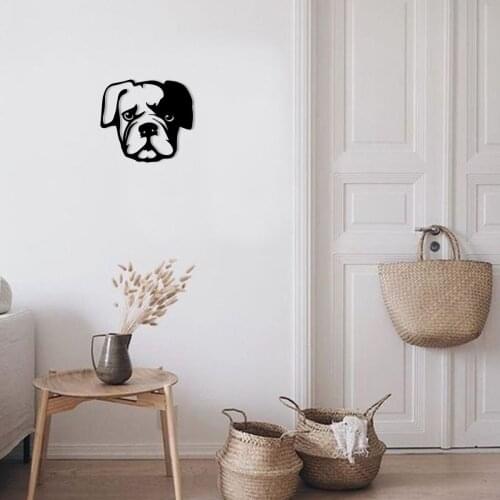 Dog Decorative Metal Metal Table Modern Wall Art Geometric Metal Wall Decor Home Office and Living Room for African Themed home