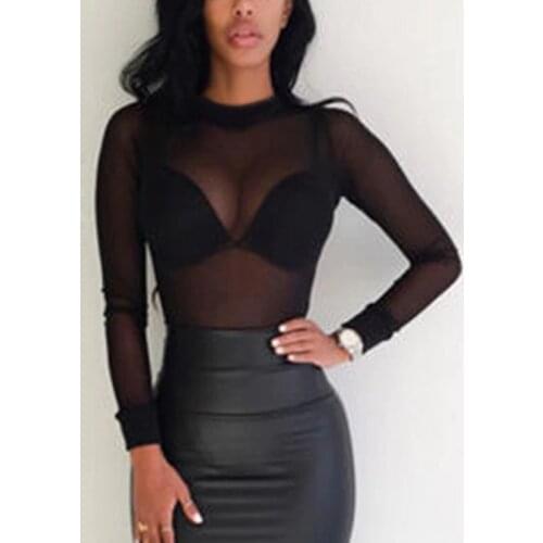 Dozw Stand-up Collar Blouses