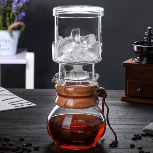 Ice DrIp Coffee Pot Dripper Adjustable Glass Coffee Pot Drip Iced Coffee Brewer Cafe Cold Brew Coffee Maker Cold Extraction Pot