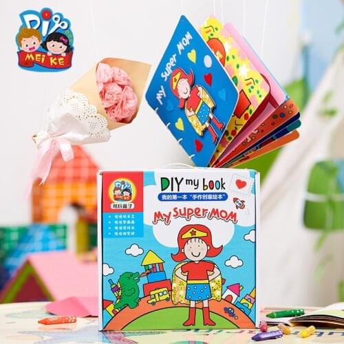 Teachers day picture book handmade diy my super powerful mother picture three-dimensional book manga book english comic for kid