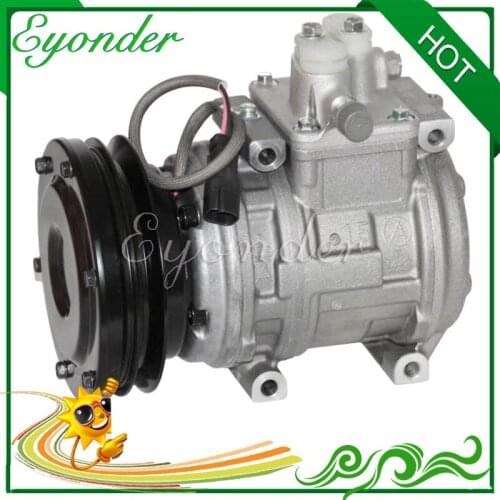 A/C AC Air Conditioning Compressor Cooling Pump Clutch PV1 24V 10PA15C for Caterpillar 318B Excavator 2208-6013B 154-0490