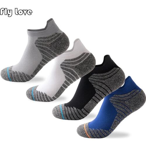 Summer Athletic Sport Ankle Low Tube Socks Men Women Cotton Mesh Breathable Invisible Fitness Outdoor Travel Socks