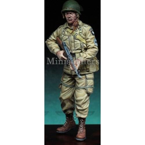 1/35 scale WW2 US Army 101 airborne alert miniatures WWII Resin Model Kit figure Free Shipping