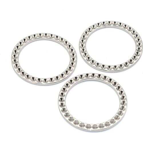 Metal O Ring Purse Rings Silver O Circle Buckles Round Belt Buckle Strap Buckle Leather Purse o Clasp Buckle For Belt Scarf Bag
