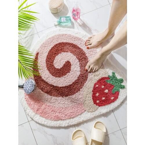 Cartoon rug Toilet absorbent floor mat toilet foot mat household carpet bedroom quick drying door rug antiskid carpet CL11401