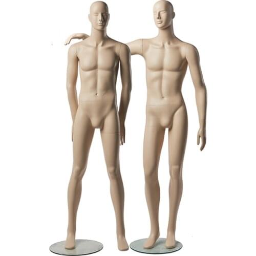 Men Full body Color Standing Maniquin Skin Men Mannequin Best Quality Hot Sale