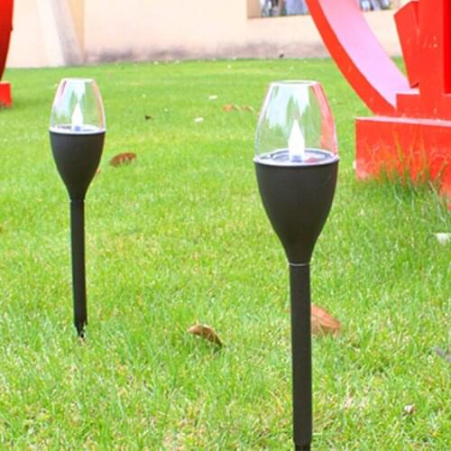 Solar Outdoor LED Home Decoration Light Villa Garden Light Outdoor Waterproof Lawn Garden Landscape Candle Garden Fence Light