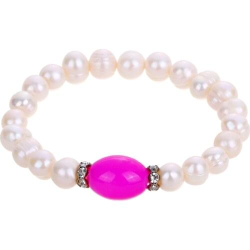 Bettyue New Arrival Bracelet Freshwater Pearls Adjustable Size 2 Colors Bangles Chain Jewelry For Women Party Gift