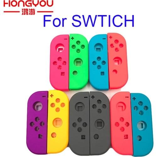 Purple Orange Front Back with Middle Frame Shell Housing Case Plastic Cover For Nintend Switch NS NX Joy-Con JoyCon Controller