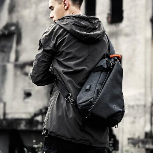 Tangcool Men Fashion Backpack 17.3 Inch Laptop Backpack Waterproof USB recharge Outdoor Backpack Daily School Rucksack