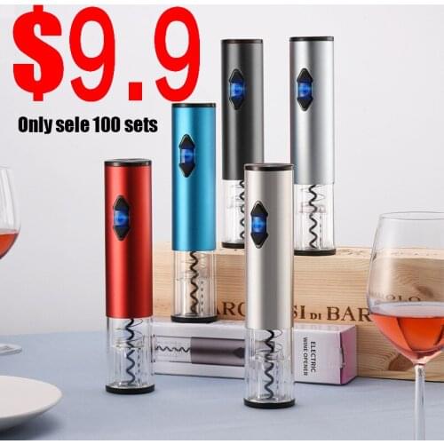Wine corkscrew wine opener Automatic Foil Cutter Wine corkscrew classic stainless steel automatic electric Portable quick set