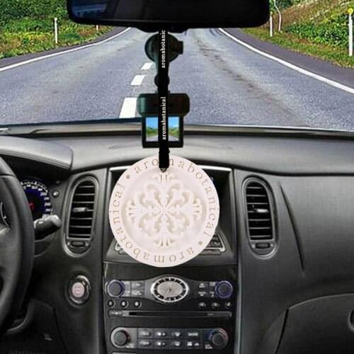 Hanging Ceramic Stone Diffuser Perfume Pendant Air Freshener for Home Wardrobe Bedroom Car Aromatherapy Decors