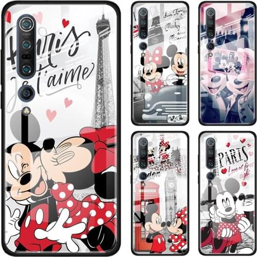 Mickey Minne Have Fun Tempered Glass Cover For Xiaomi Mi 11 Ultra 11i 10T Note 10 CC9 CC9E 9T Lite Pro Phone Case Coque