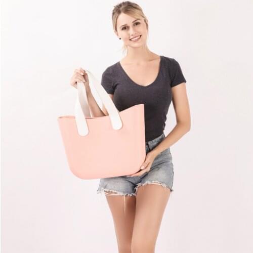 Women Handbag New Casual Summer Vacastion Beach Bags Ladies Holiday Shoulder Bags Solid Color Storage Female