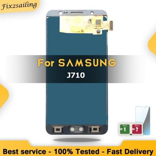 TFT LCD For Samsung Galaxy J7 2016 J710 J710F J710FN J710M J710Y LCD Display Touch Screen Digitizer Assembly Replacement Gift