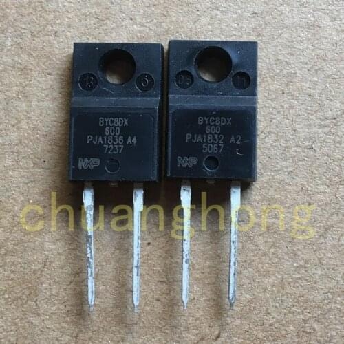 1pcs/lot BYC8DX600P original packing new Rectifier diode TO-220F-2 BYC8DX BYC8DX-600P