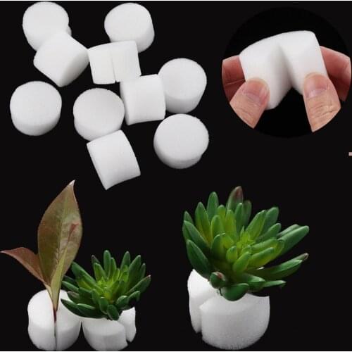 10PCS Nursery Sponge For Soilless Hydroponic Vegetables Nursery Pots Flower Seed Cultivation System Seed Trays Garden Supplies