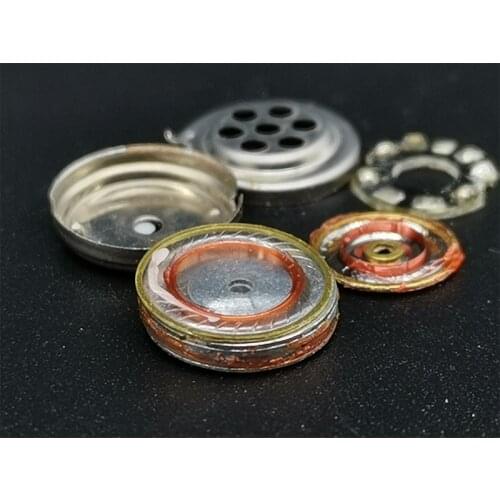 8mm Copper Ring Titanium Diaphragm + 10mm HD Diaphragm Drivers Dual Dynamic Speaker Unit