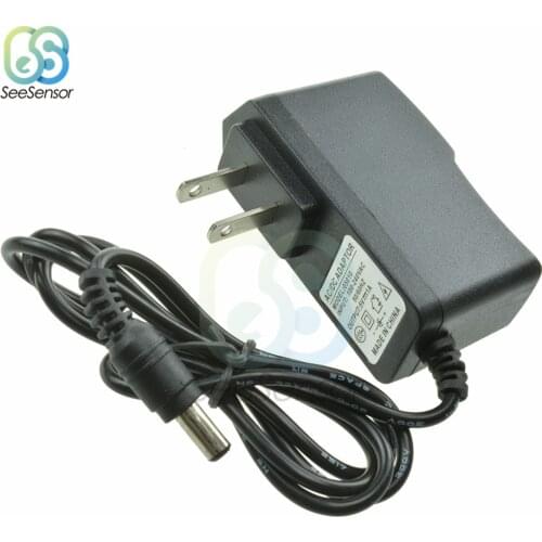 AC 100-240V AC/DC Converter Adapter DC 5V/1A 5V/2A 9V/1A 12V/1A Power Supply Charger US Plug 5.5mm * 2.1mm