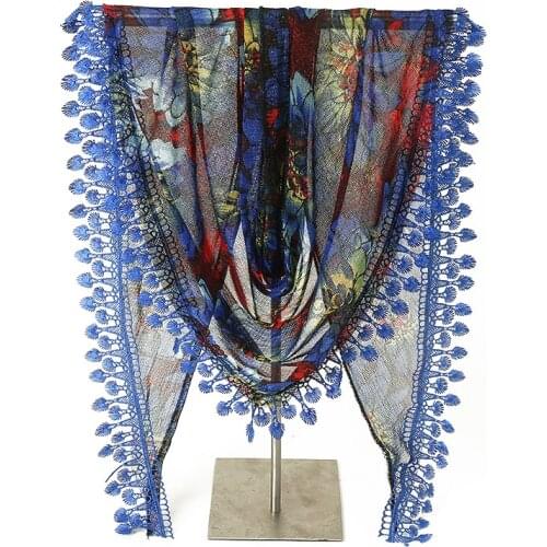 White Womens Spanish Mantilla Lace Scarf Catholic Veil for Chapel Church Shawl Head Covering Scarf Mass Shawl Embroidered Scarf