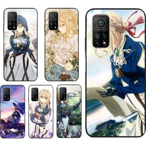 Anime Violet Evergarden Phone Case For Xiaomi Mi 10T Pro 11 Lite Ultra Mi A3 Note 10 POCO X3 M3 Pro F1 F2 F3 Cover