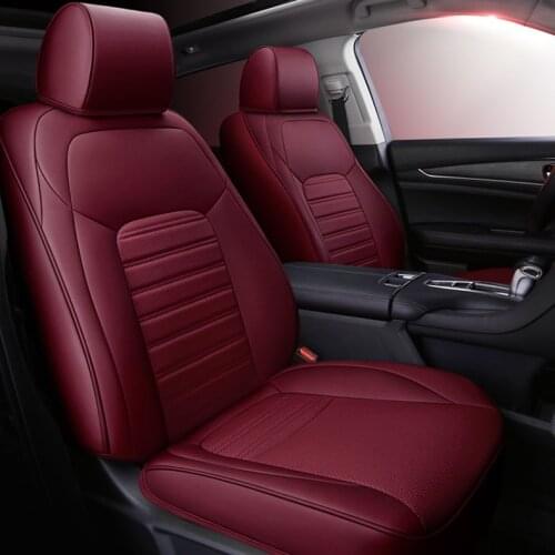 Custom cowhide car seat cover for auto Subaru Tribeca Legacy Outback Impreza Forester Legacy Wagon accessories car styling