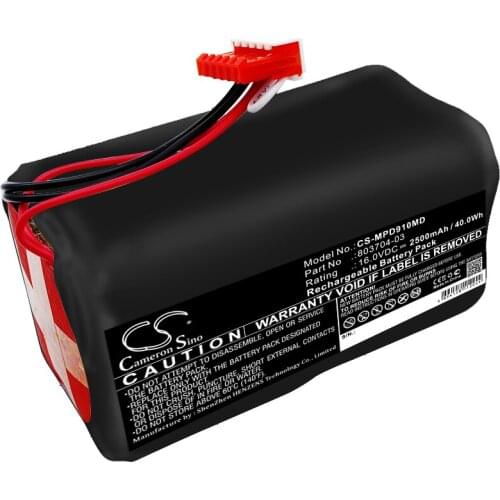 CS 2500mAh/40.00Wh battery for Medtronic Lifepak 9,Lifepak 9A,Lifepak 9B,Physio-Control LifePak 9B, 803704-03