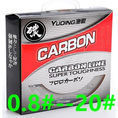 100% Carbon Leader line Speckle carp Fishing Line Thread Line Invisible Camouflage Nylon Rubber Thread Fishing Line